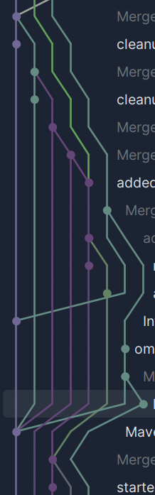 Screenhot of the JetBrain IDE Branches